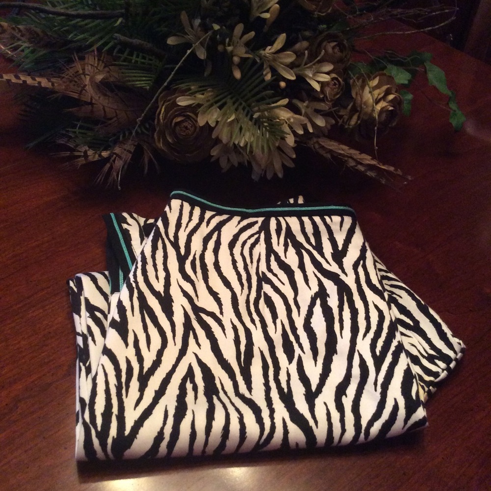 Zebra stripe pants